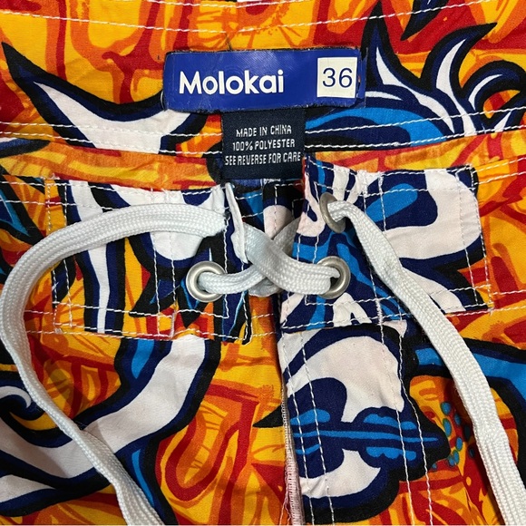 Molokai Mens Swim Trunks sz 36 - Picture 3 of 5